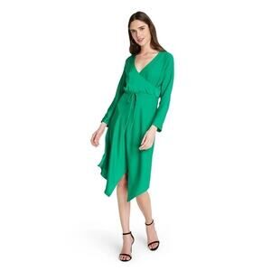 Cushnie x Target Midi Green Wrap Dress